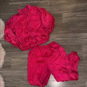 80s vintage hot pink Tracksuit Set